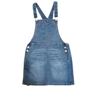 So girls Denim skirt overalls, size 10